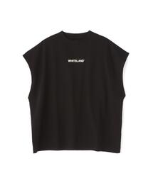 WHITELAND | 【WEB&DEPOT限定】WHITELAND/ホワイトランド/LOGO NOSLEEVE(Tシャツ/カットソー)