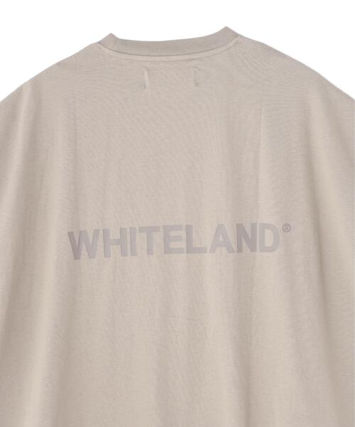 WHITELAND（ホワイトランド）の「【WEB&DEPOT限定】WHITELAND/ホワイトランド/LOGO NOSLEEVE（Tシャツ/カットソー・レディース・ベージュ/グレー/ブラック・L/M/S）」の7枚目の写真
