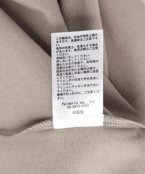 WHITELAND（ホワイトランド）の「【WEB&DEPOT限定】WHITELAND/ホワイトランド/LOGO NOSLEEVE（Tシャツ/カットソー・レディース・ベージュ/グレー/ブラック・L/M/S）」の10枚目の写真