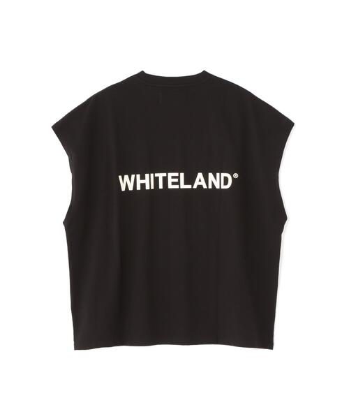 WHITELAND（ホワイトランド）の「【WEB&DEPOT限定】WHITELAND/ホワイトランド/LOGO NOSLEEVE（Tシャツ/カットソー・レディース・ベージュ/グレー/ブラック・L/M/S）」の11枚目の写真
