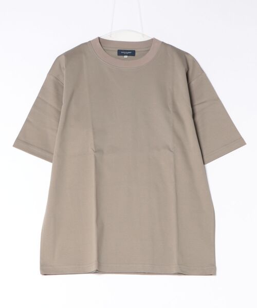 BACK NUMBER(バックナンバー)の「BACK NUMBER(バックナンバー)シルケットスムース半袖Tシャツ(Tシャツ/カットソー・メンズ・グレー/ライラック/ブラック/グリーン/ホワイト/ブラウン・S/M/L/XL)」の4枚目の写真