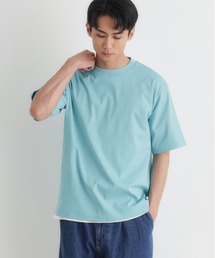 BACK NUMBER(バックナンバー)シルケットスムース半袖Tシャツ
