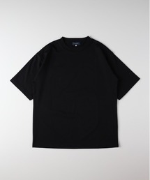BACK NUMBER（バックナンバー）の「【BACK NUMBER】シルケットスムース半袖Tシャツ (クルーネック / 無地 / きれいめカジュアル / ビジカジ / コットン100% / ゆったり / インナー)（Tシャツ/カットソー）」