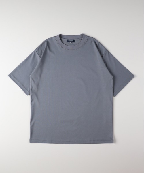 BACK NUMBER(バックナンバー)の「BACK NUMBER(バックナンバー)シルケットスムース半袖Tシャツ(Tシャツ/カットソー・メンズ・グレー/ライラック/ブラック/グリーン/ホワイト/ブラウン・S/M/L/XL)」の9枚目の写真