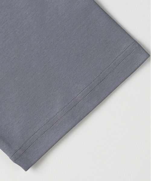 BACK NUMBER(バックナンバー)の「BACK NUMBER(バックナンバー)シルケットスムース半袖Tシャツ(Tシャツ/カットソー・メンズ・グレー/ライラック/ブラック/グリーン/ホワイト/ブラウン・S/M/L/XL)」の12枚目の写真