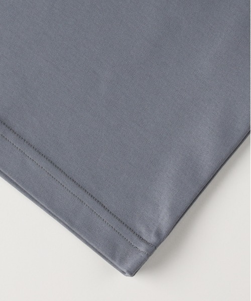BACK NUMBER(バックナンバー)の「BACK NUMBER(バックナンバー)シルケットスムース半袖Tシャツ(Tシャツ/カットソー・メンズ・グレー/ライラック/ブラック/グリーン/ホワイト/ブラウン・S/M/L/XL)」の13枚目の写真