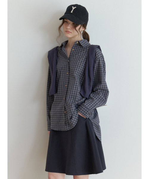 THEMITTEN(ザ・ミトン)の「Lithe overfit shirt (g/n check)(シャツ/ブラウス・レディース・その他・FREE)」の1枚目の写真