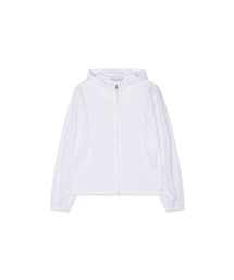 Yuje（ユジェ）の「OVERLAY ANORAK (White)（ナイロンジャケット）」