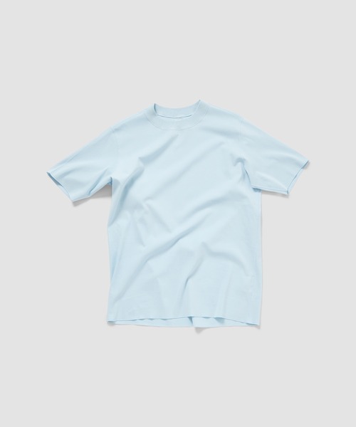 ESTNATION(エストネーション)の「GOOD PEOPLE GOOD STITCHING GOOD PRODUCT for ESTNATION / ハイゲージTシャツ(Tシャツ/カットソー・レディース・ライトブルー/ライトグリーン・FREE)」の1枚目の写真