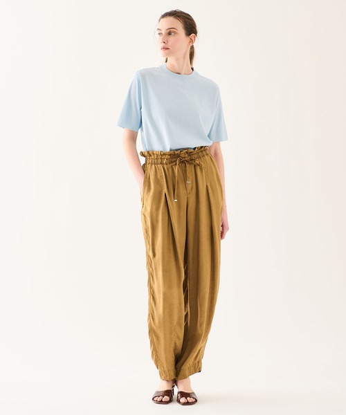 ESTNATION(エストネーション)の「GOOD PEOPLE GOOD STITCHING GOOD PRODUCT for ESTNATION / ハイゲージTシャツ(Tシャツ/カットソー・レディース・ライトブルー/ライトグリーン・FREE)」の14枚目の写真
