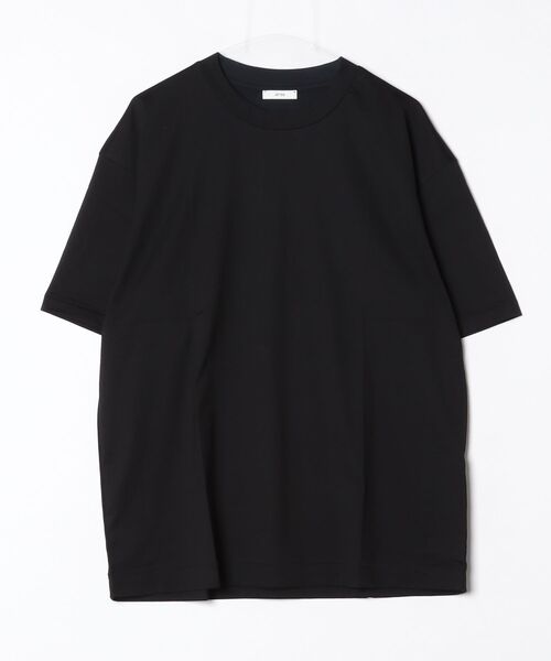 ATON（エイトン）の「SUVIN 60/2 OVERSIZED T-SHIRT KKAGLM0015（Tシャツ/カットソー・メンズ・ブルー/ホワイト/ブラック・4/2/6）」の2枚目の写真
