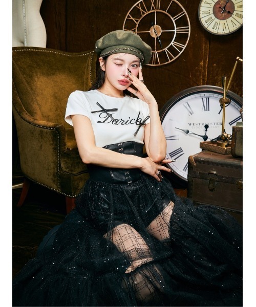 Darichダーリッチ Tシャツ ホワイト ブランド古着】Darich｜ダーリッチ（レディース）のTシャツ/カットソー