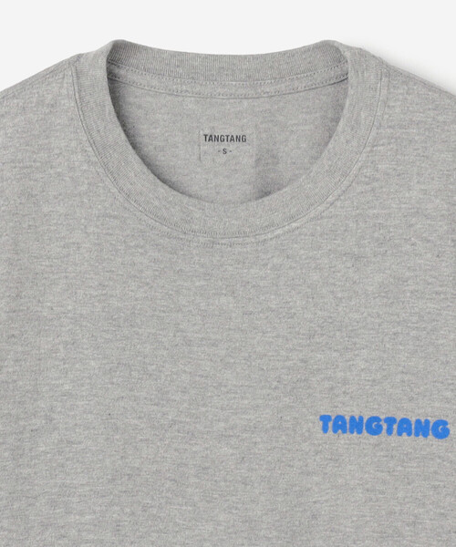 TANGTANG(タンタン)の「TANGTANG | 半袖Tシャツ TANGTANG SKY BLUE WOMEN(Tシャツ/カットソー・レディース・グレー・S)」の4枚目の写真