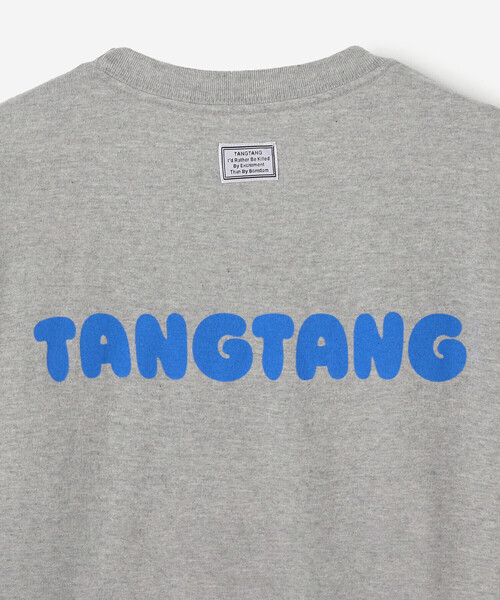 TANGTANG(タンタン)の「TANGTANG | 半袖Tシャツ TANGTANG SKY BLUE WOMEN(Tシャツ/カットソー・レディース・グレー・S)」の5枚目の写真