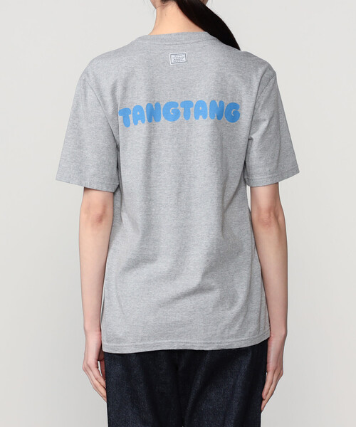TANGTANG(タンタン)の「TANGTANG | 半袖Tシャツ TANGTANG SKY BLUE WOMEN(Tシャツ/カットソー・レディース・グレー・S)」の10枚目の写真