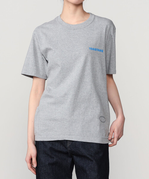 TANGTANG(タンタン)の「TANGTANG | 半袖Tシャツ TANGTANG SKY BLUE WOMEN(Tシャツ/カットソー・レディース・グレー・S)」の1枚目の写真