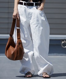 Basic 5-Pocket Wide-Leg Denim Pants / ベーシック 5ポケット ワイドデニムパンツ 秋 秋服 2026年秋冬