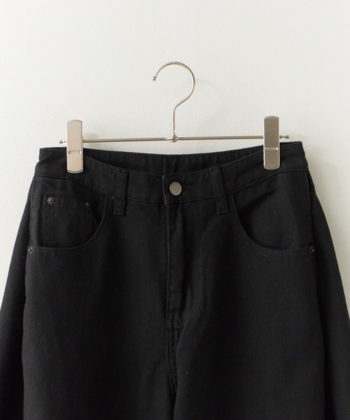 Chick（チック）の「Basic 5-Pocket Wide-Leg Denim Pants / ベーシック 5ポケット ワイドデニムパンツ 2026年春夏（デニムパンツ・レディース・ホワイト/ブラック/ベージュ・S/M）」の7枚目の写真