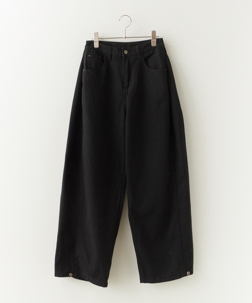 Chick（チック）の「Basic 5-Pocket Wide-Leg Denim Pants / ベーシック 5ポケット ワイドデニムパンツ 2026年春夏（デニムパンツ・レディース・ホワイト/ブラック/ベージュ・S/M）」の12枚目の写真