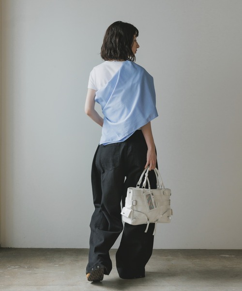 Chick（チック）の「Basic 5-Pocket Wide-Leg Denim Pants / ベーシック 5ポケット ワイドデニムパンツ 2026年春夏（デニムパンツ・レディース・ホワイト/ブラック/ベージュ・S/M）」の22枚目の写真