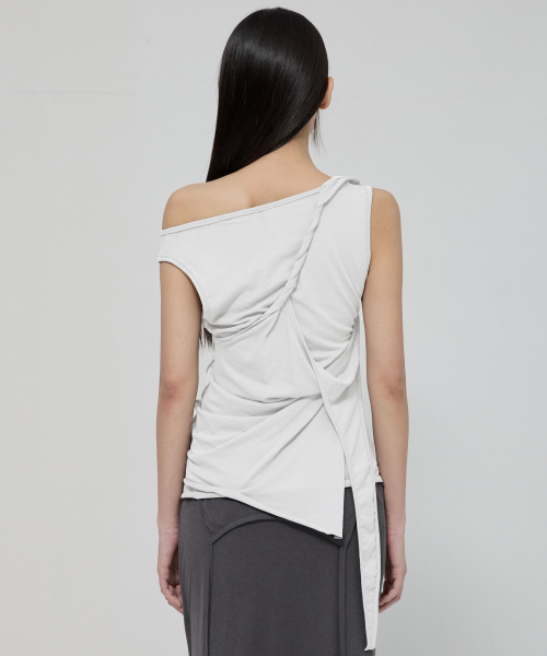 FLAREUP（フレアアップ）の「3-Layered Braided Sleeveless (FL-128_White)（Tシャツ/カットソー・レディース・ホワイト・OS）」の17枚目の写真