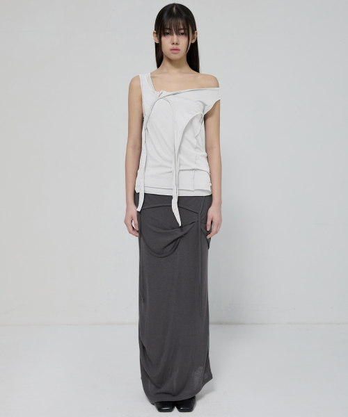 FLAREUP（フレアアップ）の「3-Layered Braided Sleeveless (FL-128_White)（Tシャツ/カットソー・レディース・ホワイト・OS）」の19枚目の写真