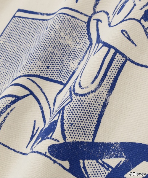 AVIREX(アヴィレックス)の「《Disney Collection》PRINT T-SHIRT / DONALD DUCK / AVIREX / アヴィレックス(Tシャツ/カットソー・メンズ・チャコール/キナリ・MEDIUM/LARGE/X-LARGE/XX-LARGE)」の8枚目の写真