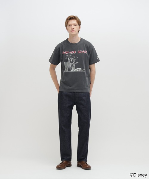 AVIREX(アヴィレックス)の「《Disney Collection》PRINT T-SHIRT / DONALD DUCK / AVIREX / アヴィレックス(Tシャツ/カットソー・メンズ・チャコール/キナリ・MEDIUM/LARGE/X-LARGE/XX-LARGE)」の10枚目の写真