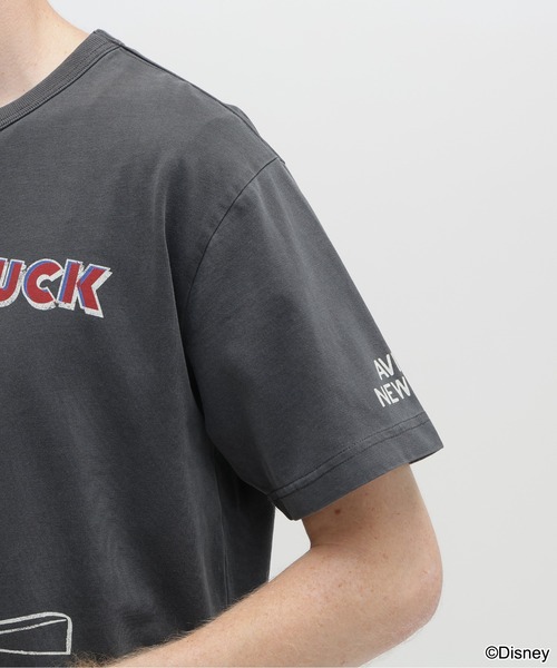 AVIREX(アヴィレックス)の「《Disney Collection》PRINT T-SHIRT / DONALD DUCK / AVIREX / アヴィレックス(Tシャツ/カットソー・メンズ・チャコール/キナリ・MEDIUM/LARGE/X-LARGE/XX-LARGE)」の15枚目の写真