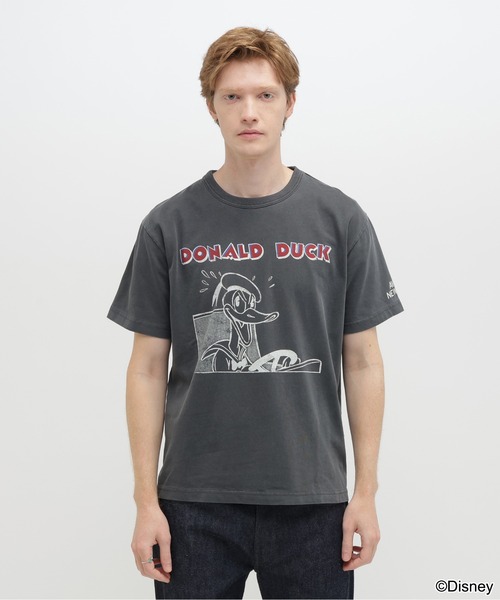 AVIREX(アヴィレックス)の「《Disney Collection》PRINT T-SHIRT / DONALD DUCK / AVIREX / アヴィレックス(Tシャツ/カットソー・メンズ・チャコール/キナリ・MEDIUM/LARGE/X-LARGE/XX-LARGE)」の17枚目の写真