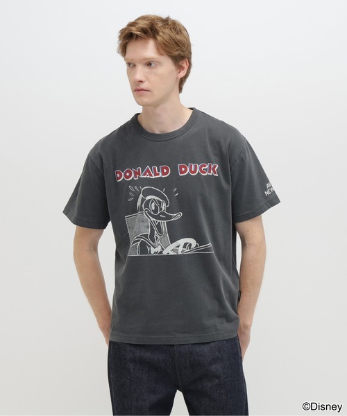 AVIREX(アヴィレックス)の「《Disney Collection》PRINT T-SHIRT / DONALD DUCK / AVIREX / アヴィレックス(Tシャツ/カットソー・メンズ・チャコール/キナリ・MEDIUM/LARGE/X-LARGE/XX-LARGE)」の18枚目の写真