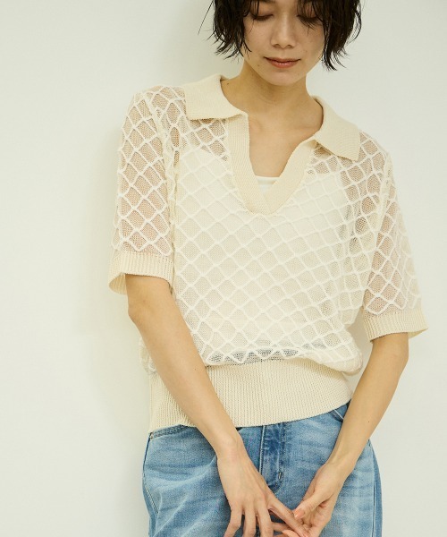 VICKY（ビッキー）の「ダイヤジャガードスキーパープルオーバー（ニット/セーター・レディース・ブラック/ブラウン/オフホワイト・M）」の20枚目の写真