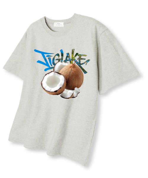 TI.GLAKE(ティーグレイク)の「ココナッツ オーバーサイズ 半袖Tシャツ オートミール(Tシャツ/カットソー・メンズ・その他・LARGE/X-LARGE/XX-LARGE)」の1枚目の写真
