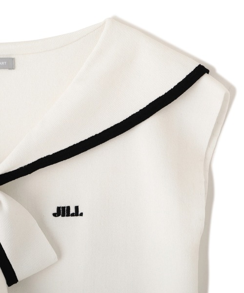 JILL by JILL STUART(ジルバイジルスチュアート)の「リボンセーラーカラーニット(ニット/セーター・レディース・ブラック/ホワイト/ホワイト系その他・FREE)」の12枚目の写真