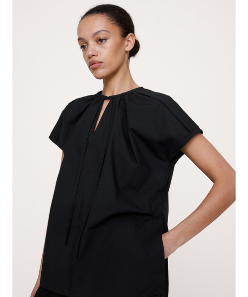 Banana Republic チュニック コットン ポプリン スプリットネック チュニック（シャツ/ブラウス