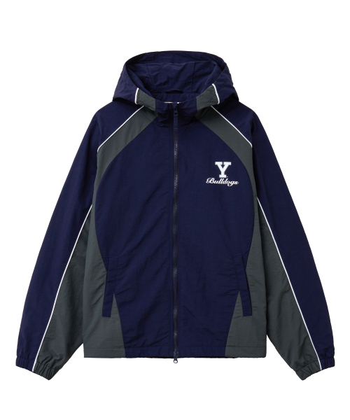 YALE(イェール)の「ブルドッグス トラック ウインドブレーカー_ネイビー(ナイロンジャケット・レディース・その他・SMALL/MEDIUM/LARGE/X-LARGE)」の2枚目の写真