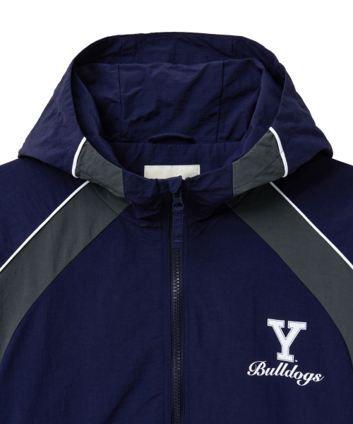 YALE(イェール)の「ブルドッグス トラック ウインドブレーカー_ネイビー(ナイロンジャケット・レディース・その他・SMALL/MEDIUM/LARGE/X-LARGE)」の4枚目の写真