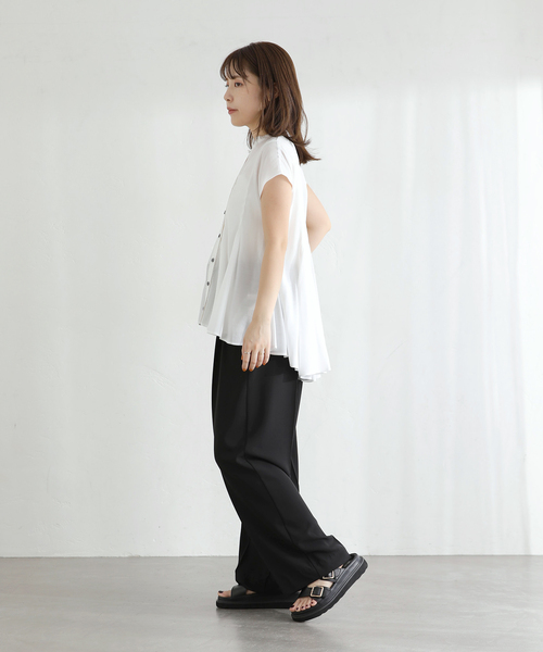 La TOTALITE(ラトータリテ)の「MOHI/モヒ Wベルトサンダル/ カーフレザー(サンダル・レディース・ブラック・38/37/36)」の3枚目の写真