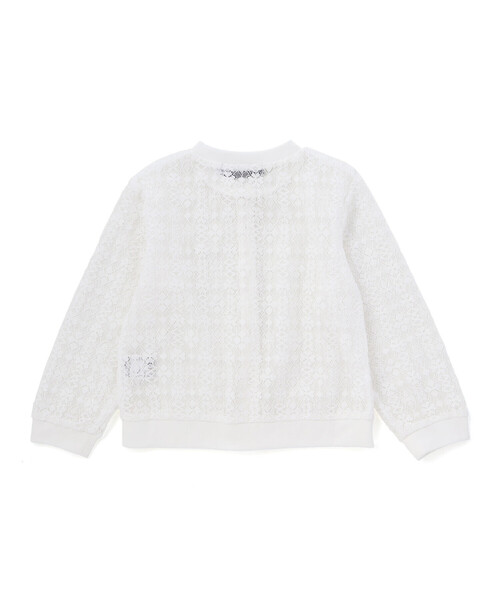 BeBe Petits Pois Vert(ベベプチポワヴェール)の「【お揃い】レースカーディガン(95~160cm)(カーディガン/ボレロ・キッズ・ネイビー/ホワイト・110cm/140cm/120cm/130cm/150cm/160cm)」の12枚目の写真