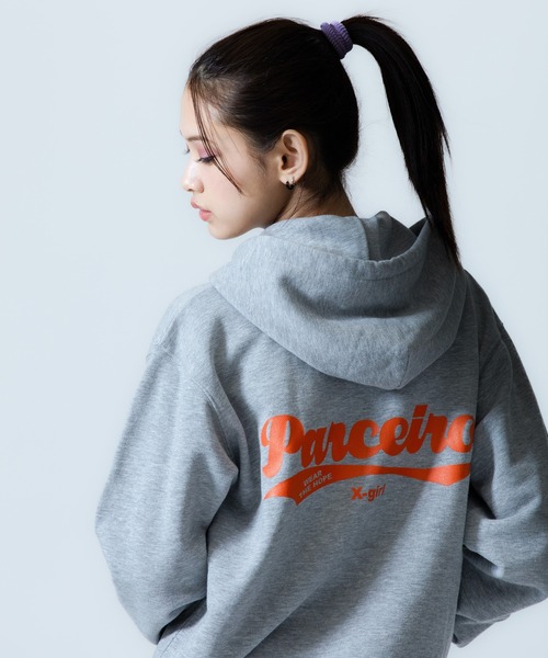 X-girl SPORTS(エックスガールスポーツ)の「AC NPWE FAN GOODS SWEAT HOODIE/AC長野パルセイロ・レディース(スウェット・メンズ・ネイビー/グレー・MEDIUM/SMALL/X-LARGE/XX-LARGE/LARGE)」の3枚目の写真