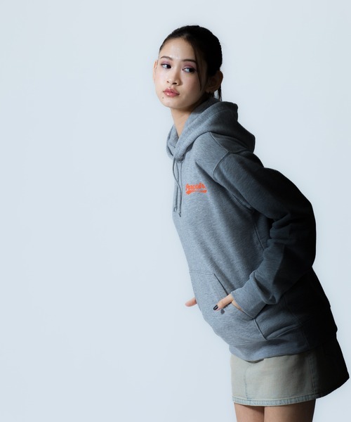 X-girl SPORTS(エックスガールスポーツ)の「AC NPWE FAN GOODS SWEAT HOODIE/AC長野パルセイロ・レディース(スウェット・メンズ・ネイビー/グレー・MEDIUM/SMALL/X-LARGE/XX-LARGE/LARGE)」の7枚目の写真