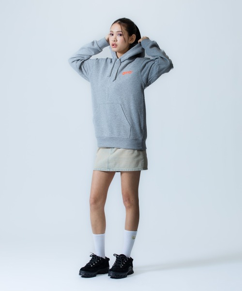X-girl SPORTS(エックスガールスポーツ)の「AC NPWE FAN GOODS SWEAT HOODIE/AC長野パルセイロ・レディース(スウェット・メンズ・ネイビー/グレー・MEDIUM/SMALL/X-LARGE/XX-LARGE/LARGE)」の9枚目の写真