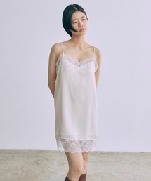 Silky Lace Cami Dress