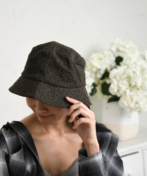 neos(ネオス)の「【neos】レオパード柄 バケットハット メンズ レディース ユニセックス 総柄 バケハ ヒョウ柄 帽子 韓国ファッション ストリート カジュアル(ハット・メンズ・ベージュ/ブラウン・FREE)」の3枚目の写真