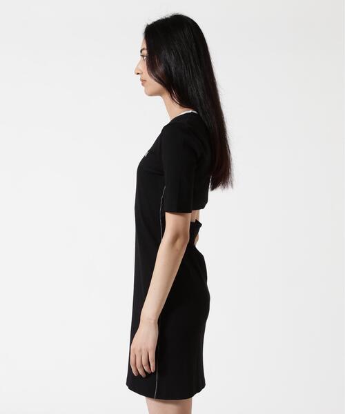 Calvin Klein(カルバン・クライン)の「Calvin Klein (カルバンクライン)BABY RIB CUTOUT MNI DRESS/ LV047F224G(Tシャツ/カットソー・レディース・ブラック・S)」の8枚目の写真