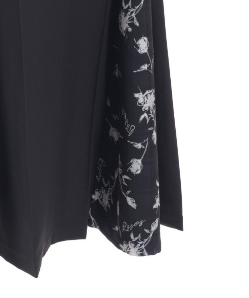 axes femme(アクシーズファム)の「サイド花柄切替ワイドパンツ(その他パンツ・レディース・オレンジ/ネイビー/ブラック・FREE)」の16枚目の写真