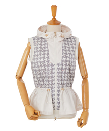 AOW（エイオダブリュー）の「HOUNDTOOTH RIBSTOP SLEEVELESS JUMPER（ベスト）」