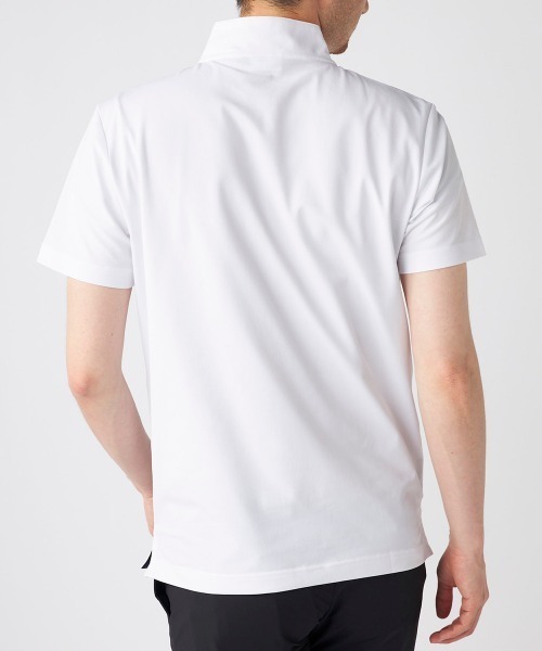 FILA GOLF（フィラゴルフ ）の「【FILA GOLF:フィラゴルフ】ハーフジップ半袖シャツ　ゴルフ 吸汗速乾（シャツ/ブラウス・メンズ・ブラック/ホワイト/ネイビー・XX-LARGE/X-LARGE）」の6枚目の写真