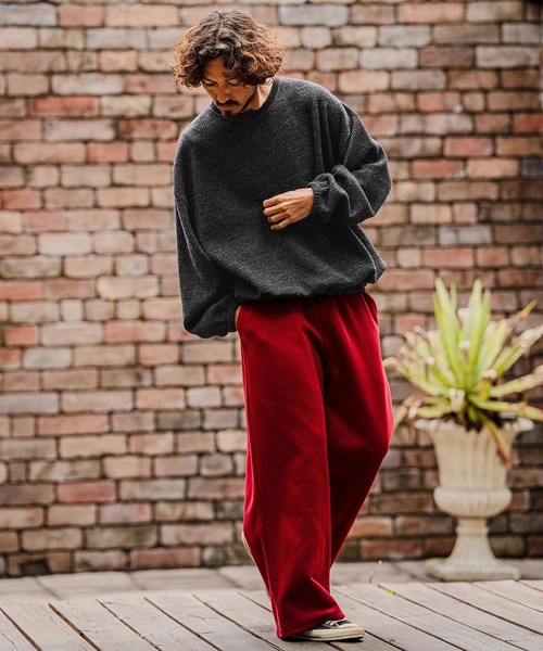CAMBIO（カンビオ）の「mlt5710-Brushed Waffle Rib Long Sleeve Tee ワッフルカットソー(A71426cmb)（Tシャツ/カットソー・メンズ・ブラック/チャコール/キナリ・L/M/S）」の21枚目の写真