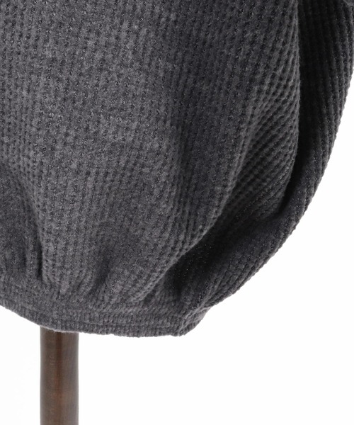 CAMBIO（カンビオ）の「mlt5710-Brushed Waffle Rib Long Sleeve Tee ワッフルカットソー(A71426cmb)（Tシャツ/カットソー・メンズ・ブラック/チャコール/キナリ・L/M/S）」の12枚目の写真